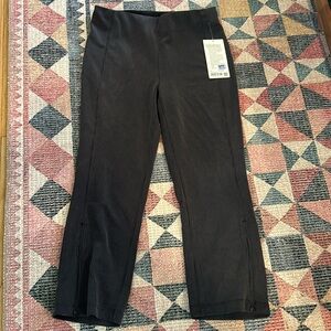 Lululemon ribbed soft tree zip leg HR crop 25 pants